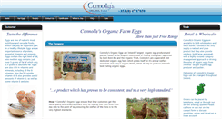 Desktop Screenshot of connollysorganiceggs.ie