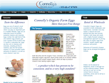 Tablet Screenshot of connollysorganiceggs.ie
